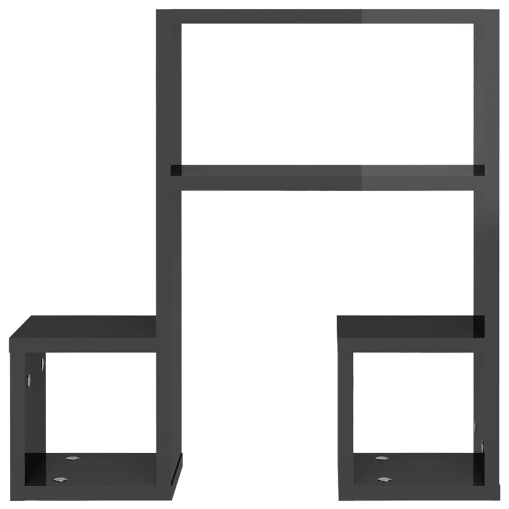 Wall Shelf 2 Pcs 50X15X50 Cm Engineered Wood
