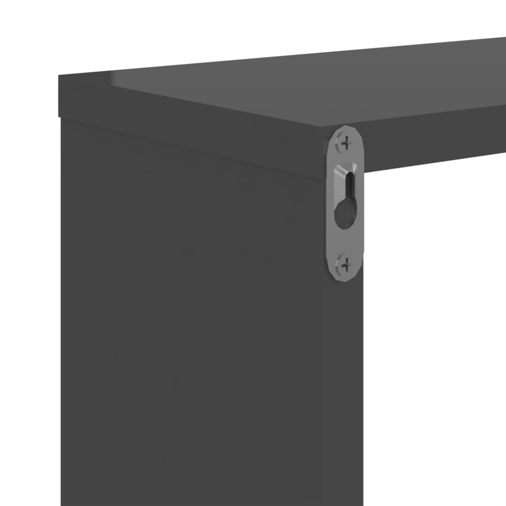 Wall Shelf 2 Pcs 50X15X50 Cm Engineered Wood