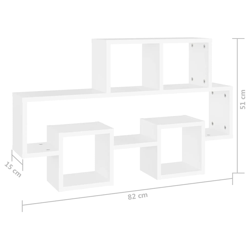 Car-Shaped Wall Shelf 82X15X51 Cm Engineered Wood