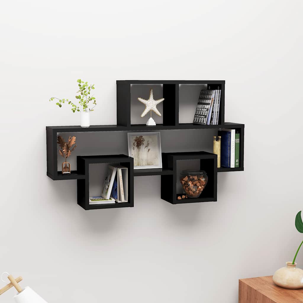 Car-Shaped Wall Shelf 82X15X51 Cm Engineered Wood