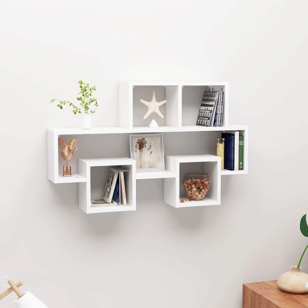 Car-Shaped Wall Shelf 82X15X51 Cm Engineered Wood