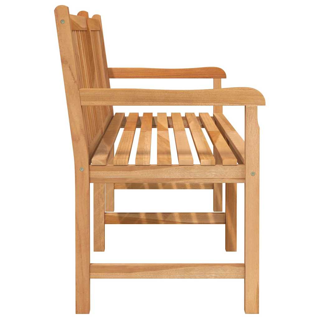 Outdoor Bench Solid Teak Wood Garden Patio Park Seat Heavy Duty Wooden 114 cm