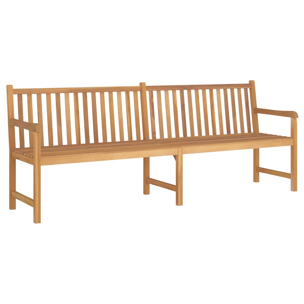 Outdoor Bench Solid Teak Wood Garden Patio Park Seat Heavy Duty Wooden 114 cm