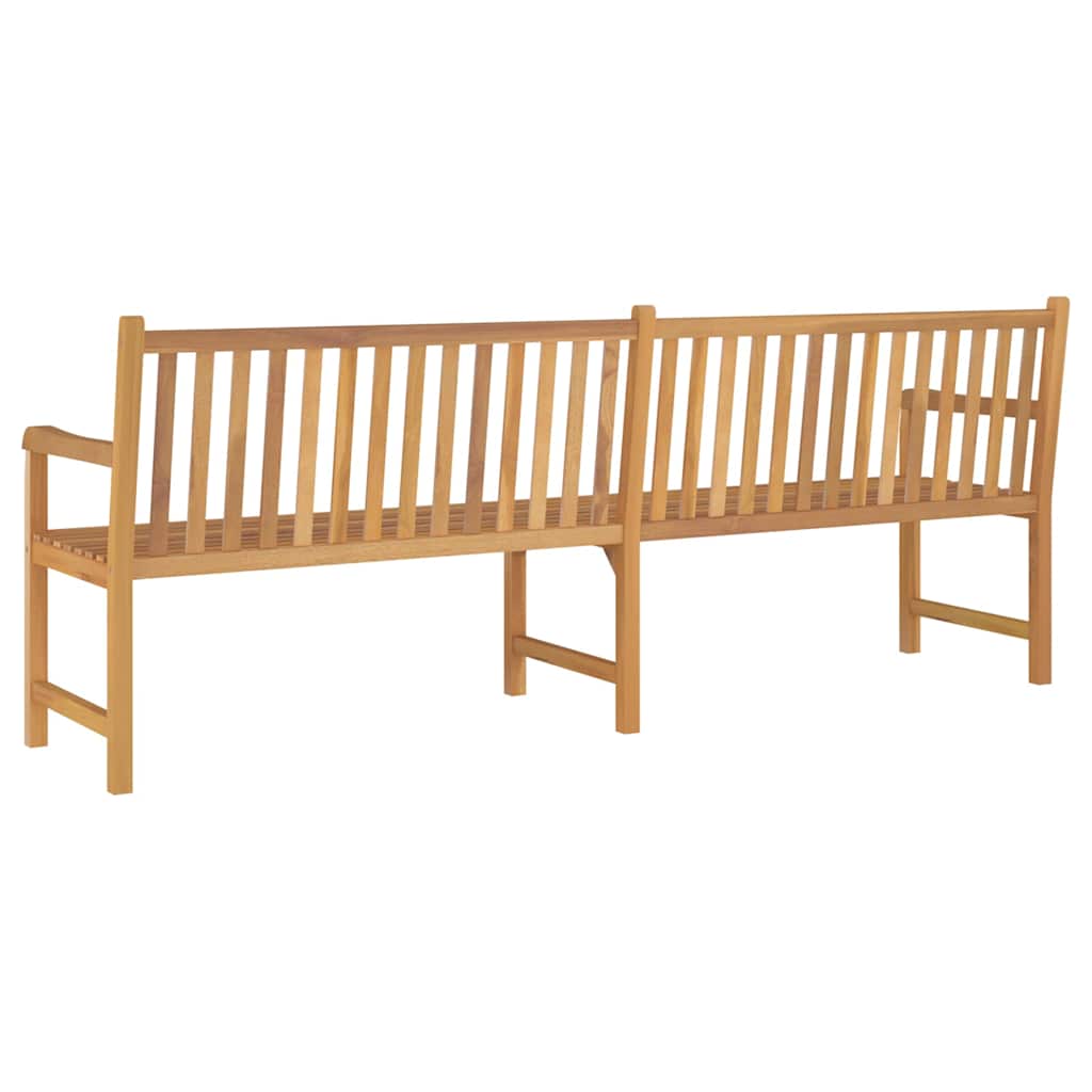 Outdoor Bench Solid Teak Wood Garden Patio Park Seat Heavy Duty Wooden 114 cm