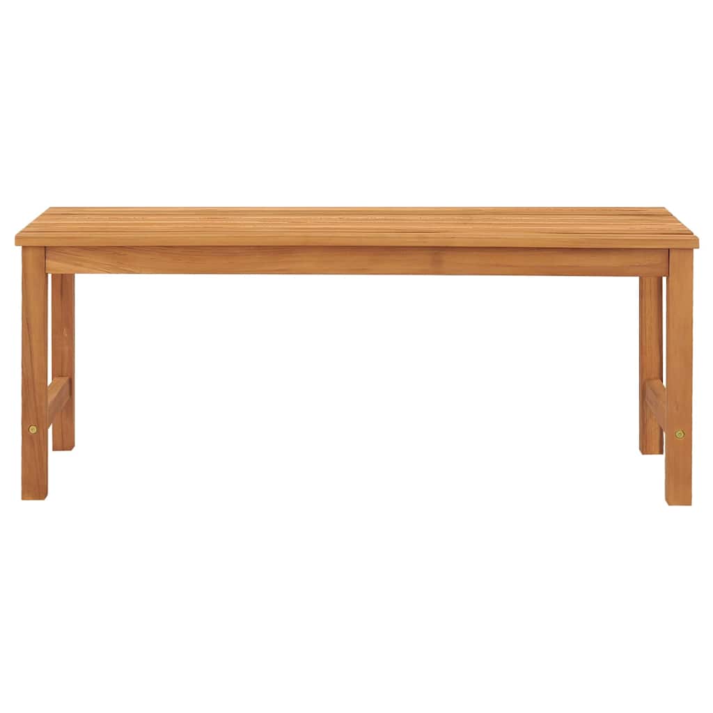 Outdoor Bench 150cm Solid Teak Garden Heavy Duty Patio Park Wooden Seat 2 150 cm