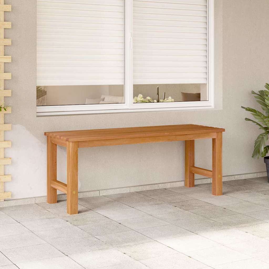 Outdoor Bench 150cm Solid Teak Garden Heavy Duty Patio Park Wooden Seat 2 150 cm