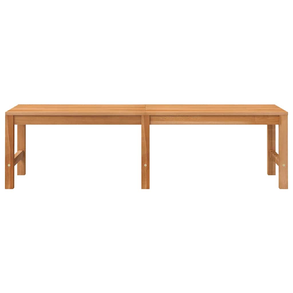 Outdoor Bench 150cm Solid Teak Garden Heavy Duty Patio Park Wooden Seat 2 150 cm