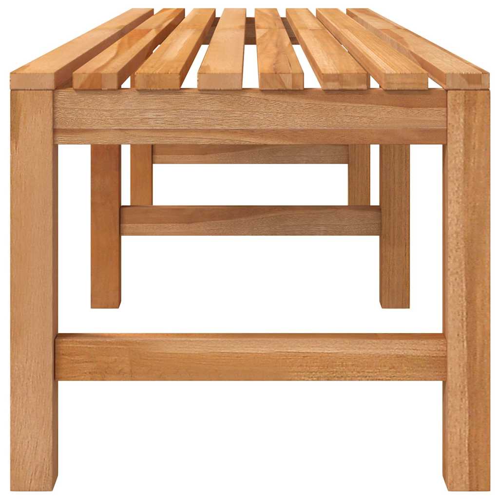 Outdoor Bench 150cm Solid Teak Garden Heavy Duty Patio Park Wooden Seat 2 150 cm