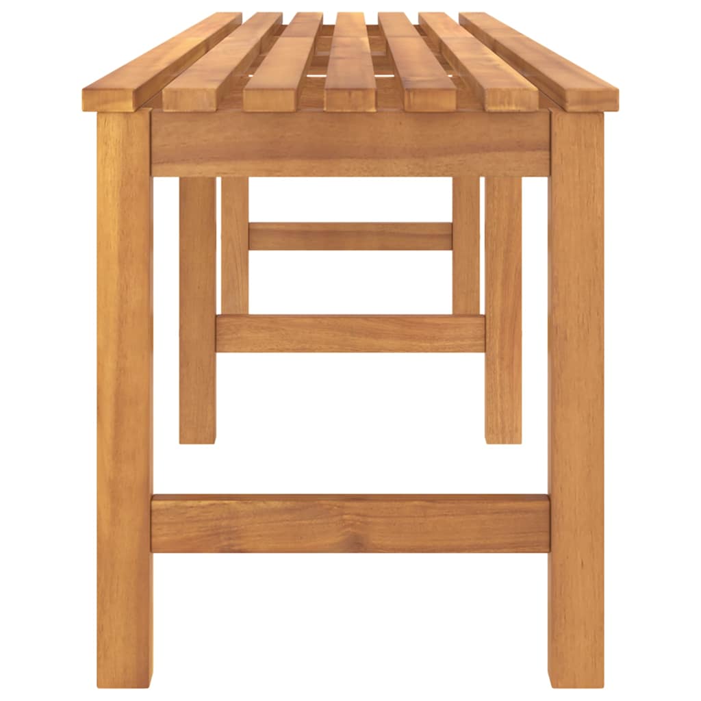 Outdoor Bench 150Cm Solid Teak Garden Heavy Duty Patio Park Wooden Seat 2 150 Cm