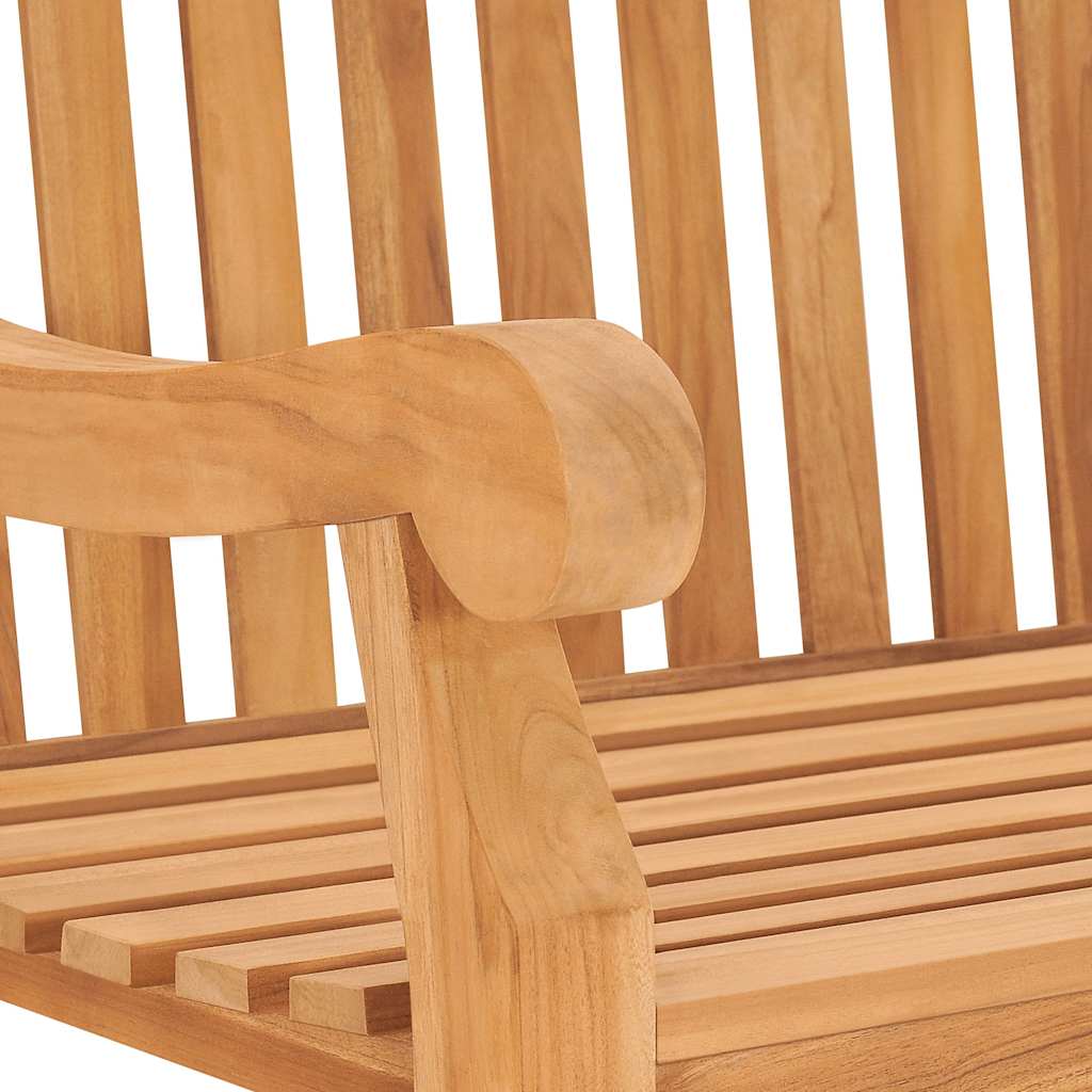Outdoor Bench 150cm Solid Teak Garden Patio Park Seat Wooden Furniture 150 x 69
