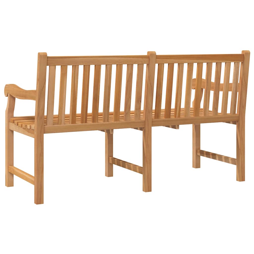 Outdoor Bench 150cm Solid Teak Garden Patio Park Seat Wooden Furniture 150 x 69
