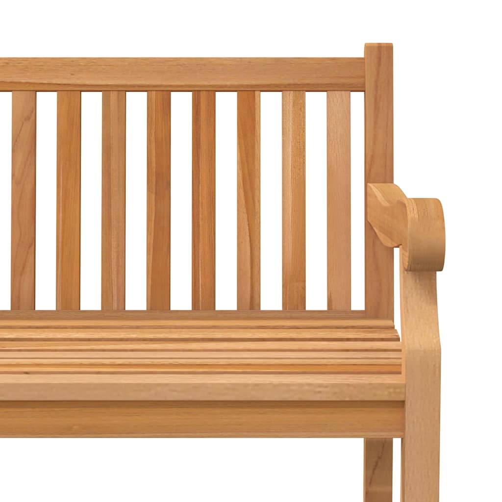 Outdoor Bench 150cm Solid Teak Garden Patio Park Seat Wooden Furniture 150 x 69