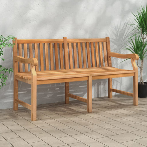 Garden Bench 150 Cm Solid Teak Wood