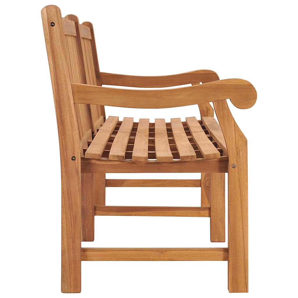Outdoor Bench 150cm Solid Teak Garden Patio Park Seat Wooden Furniture 150 x 69