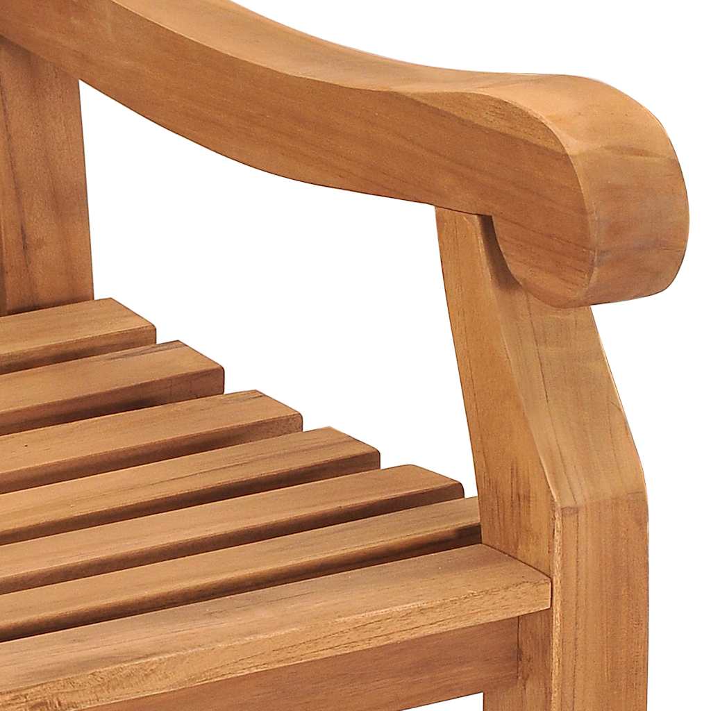 Outdoor Bench 150cm Solid Teak Garden Patio Park Seat Wooden Furniture 150 x 69