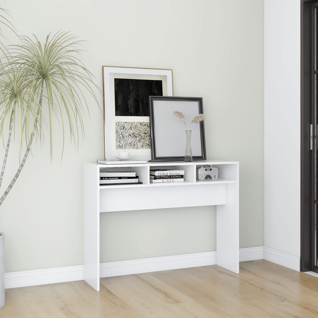 Console Table 78X30X80 Cm Engineered Wood