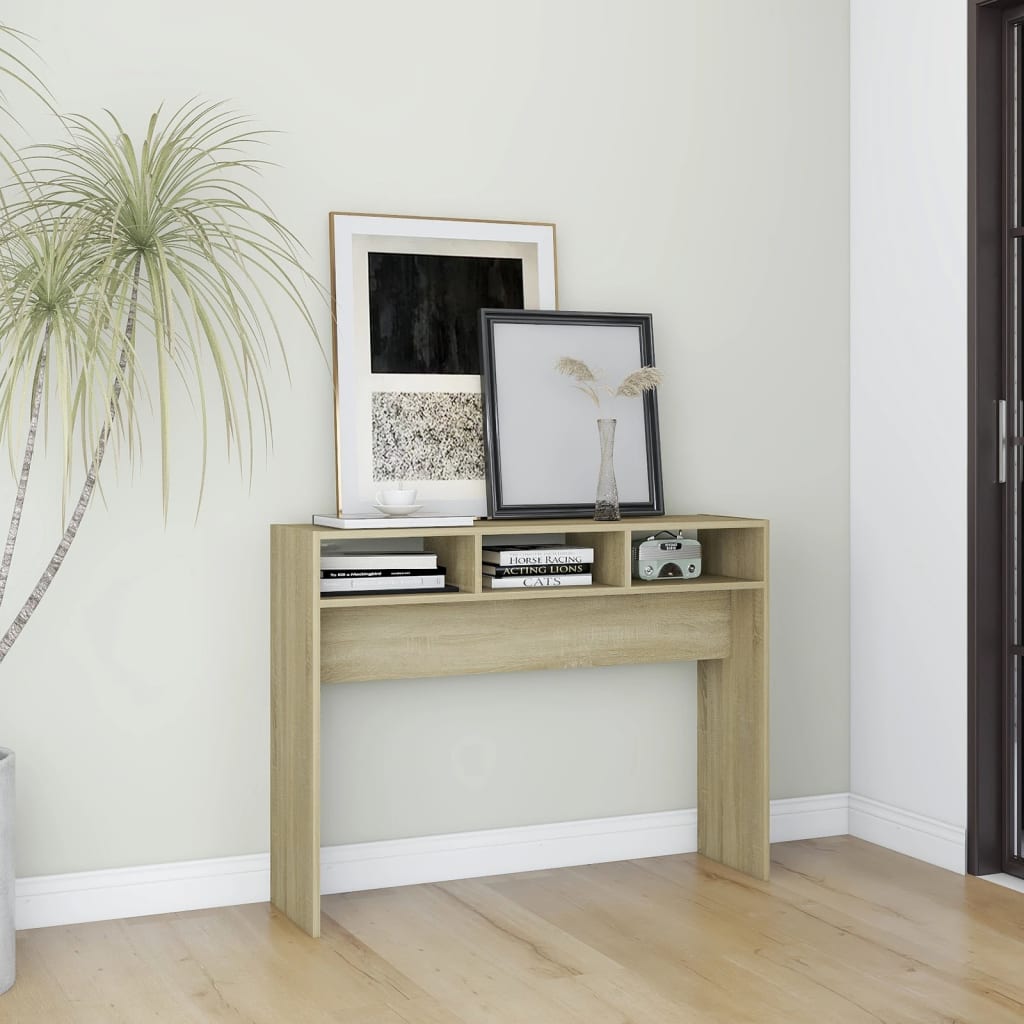 Console Table 78X30X80 Cm Engineered Wood