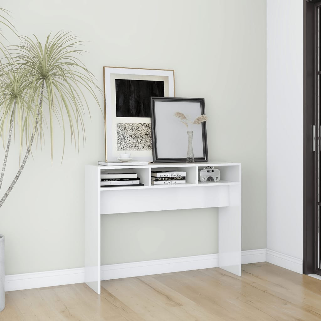 Console Table 78X30X80 Cm Engineered Wood