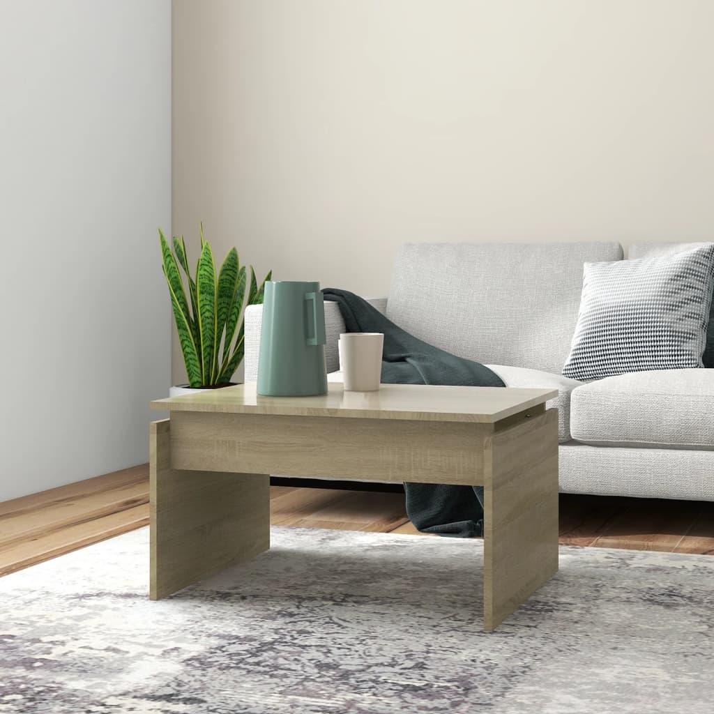 Coffee Table 68X50X38 Cm Engineered Wood