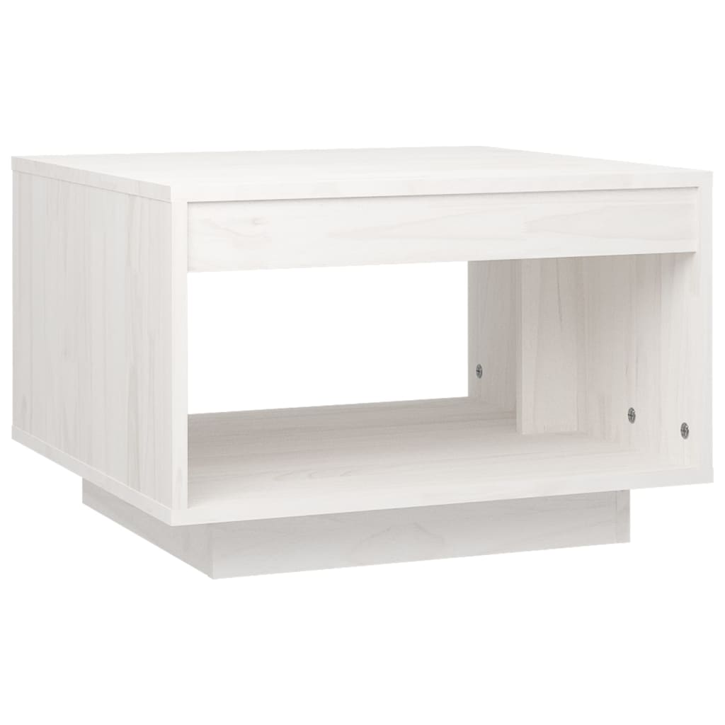 Coffee Table 50X50X33.5 Cm Solid Pinewood