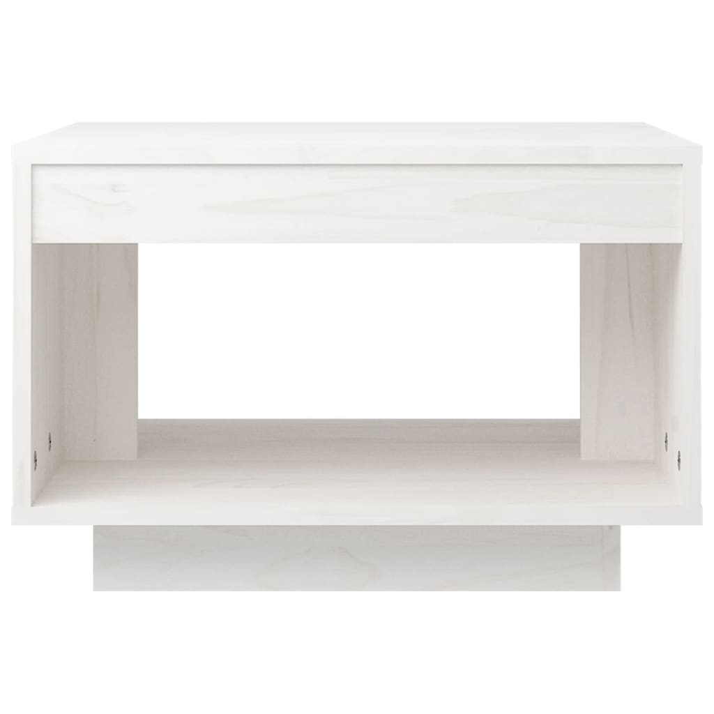 Coffee Table 50X50X33.5 Cm Solid Pinewood