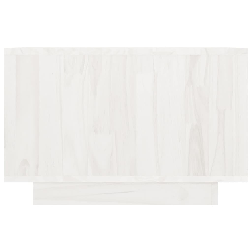 Coffee Table 50X50X33.5 Cm Solid Pinewood