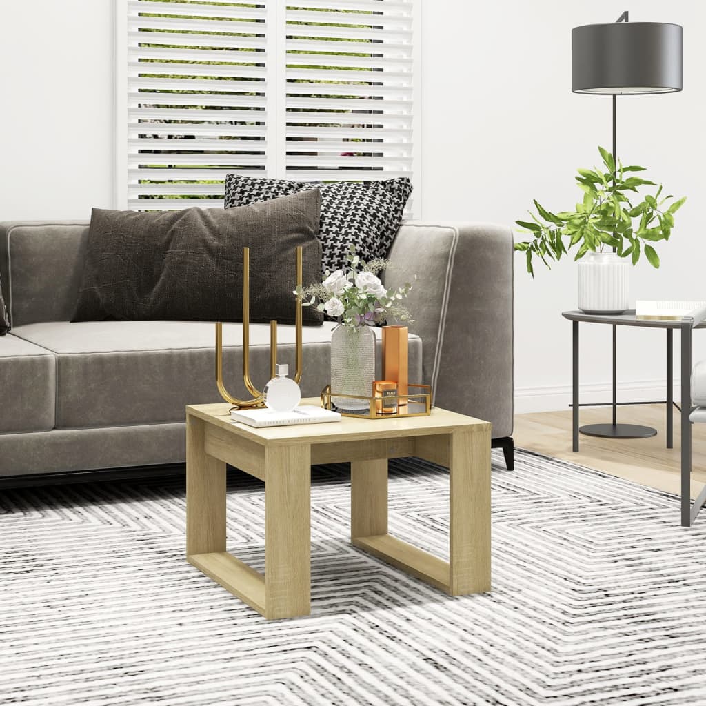 Coffee Table 100X100X35 Cm Engineered Wood