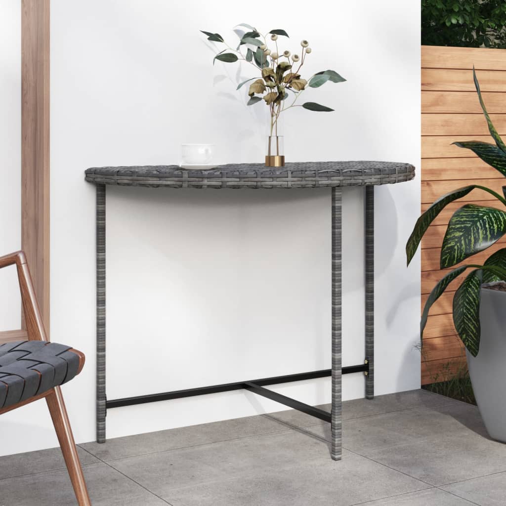 Garden Table Poly Rattan
