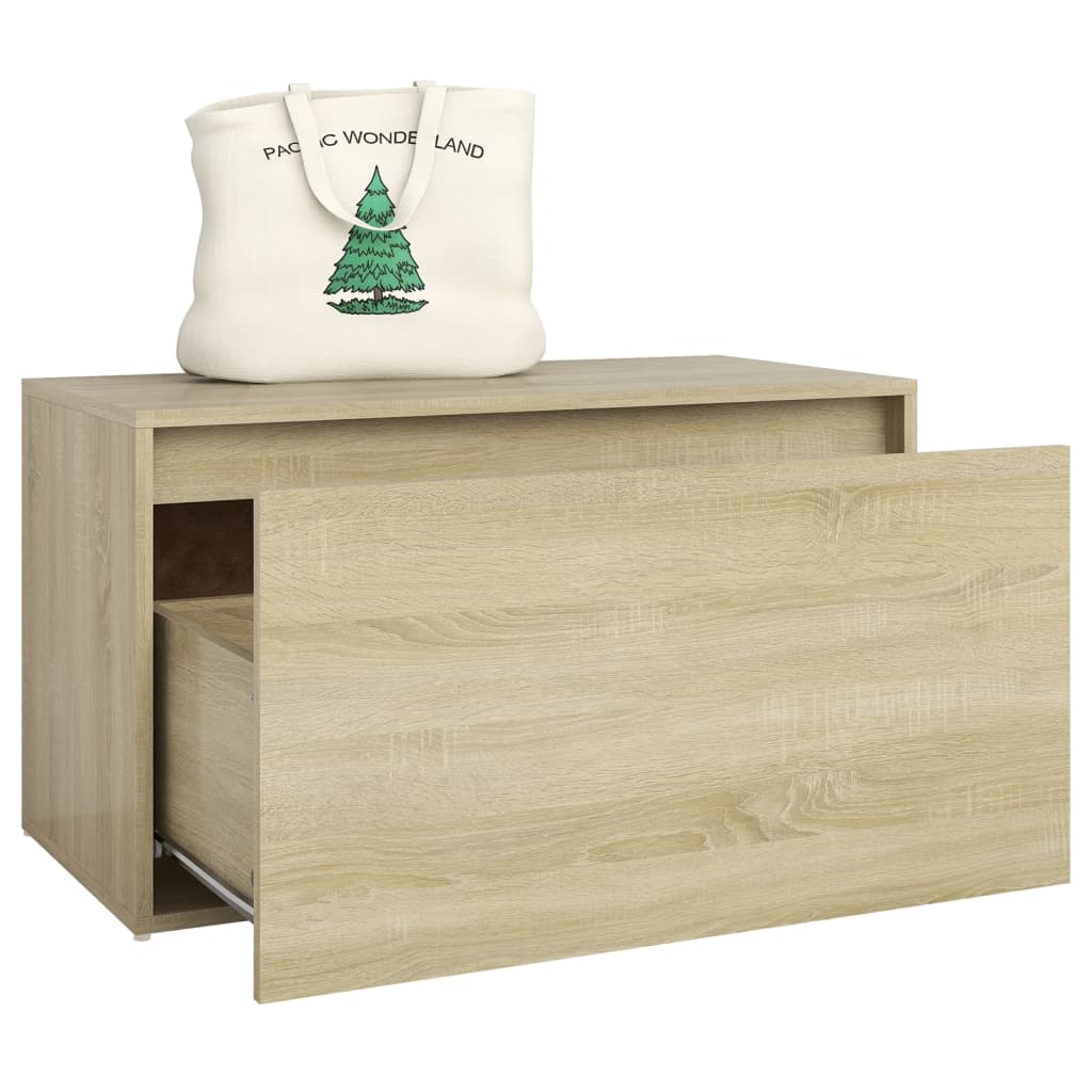 Hall Bench 80X40X45 Cm Engineered Wood