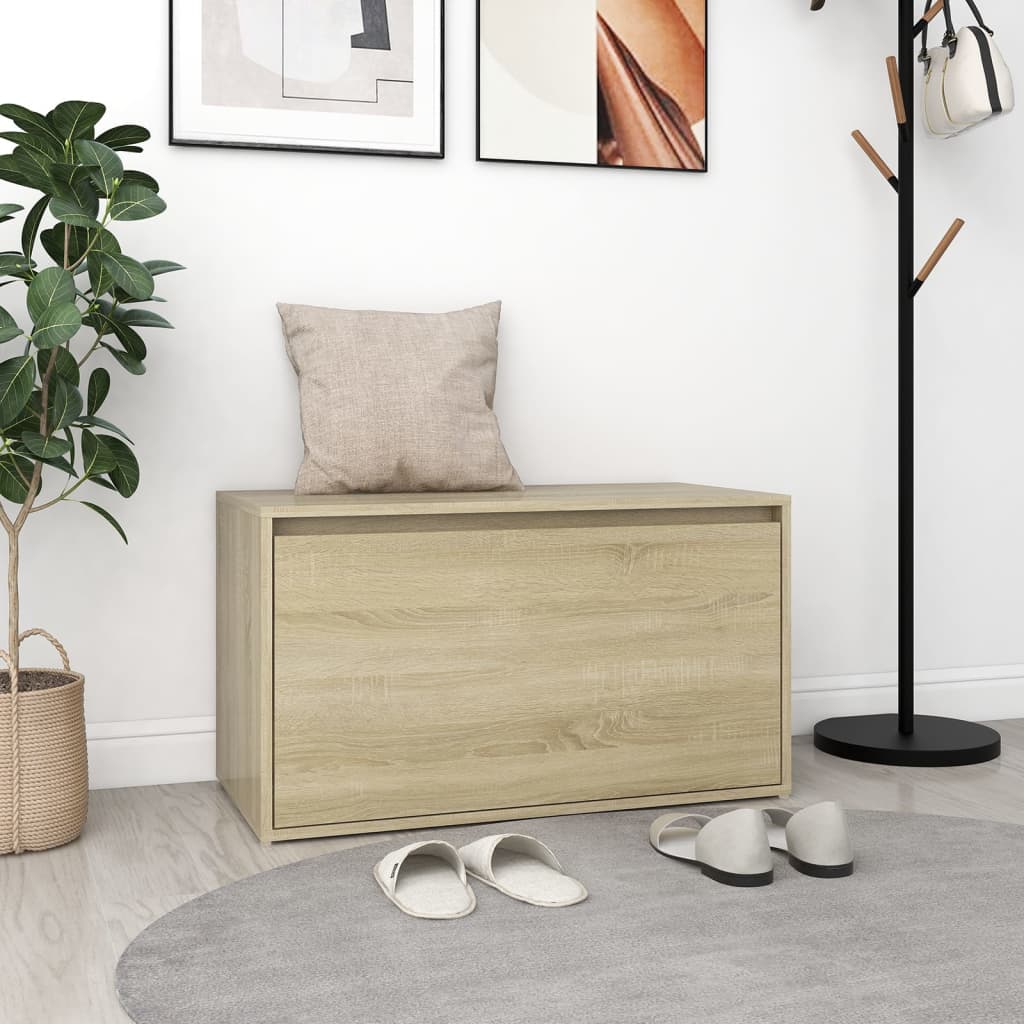 Hall Bench 80X40X45 Cm Engineered Wood