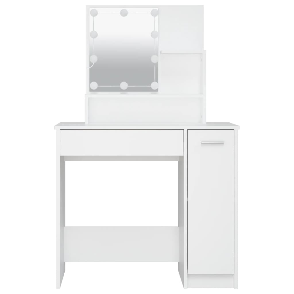 Dressing Table With Led 86.5X35X136 Cm