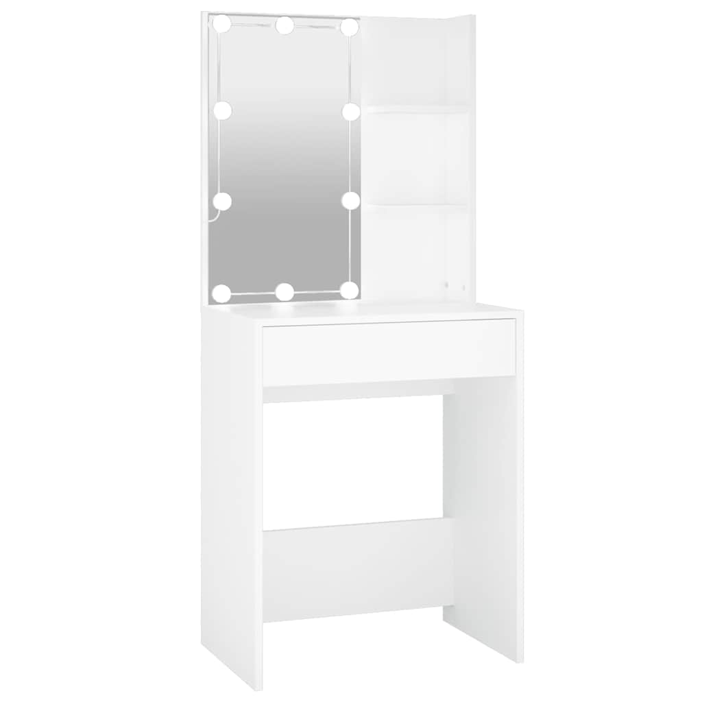 Dressing Table With LED 60X40X140 Cm