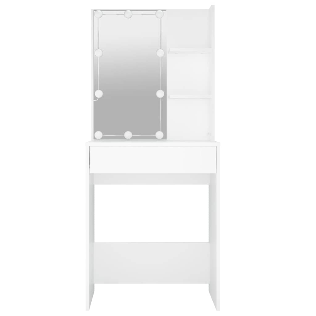 Dressing Table With LED 60X40X140 Cm