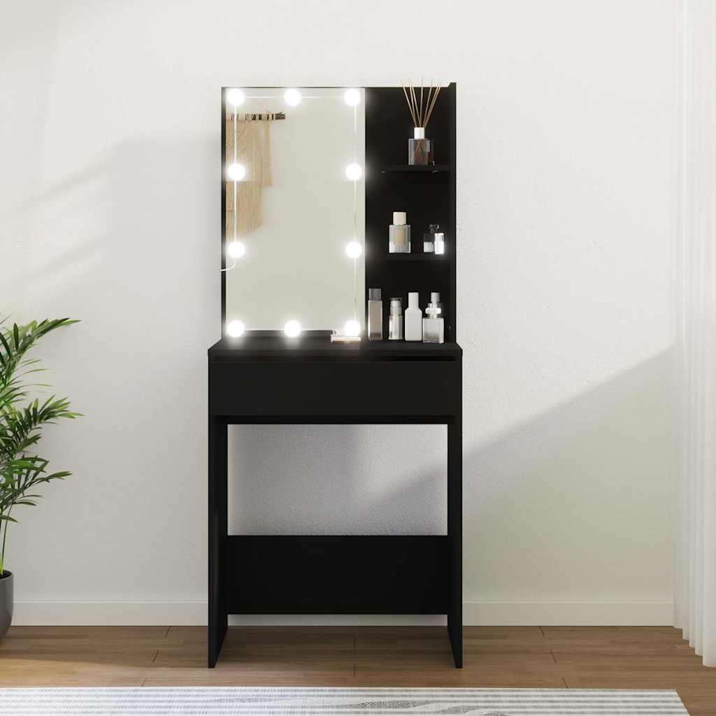 Dressing Table With LED 60X40X140 Cm