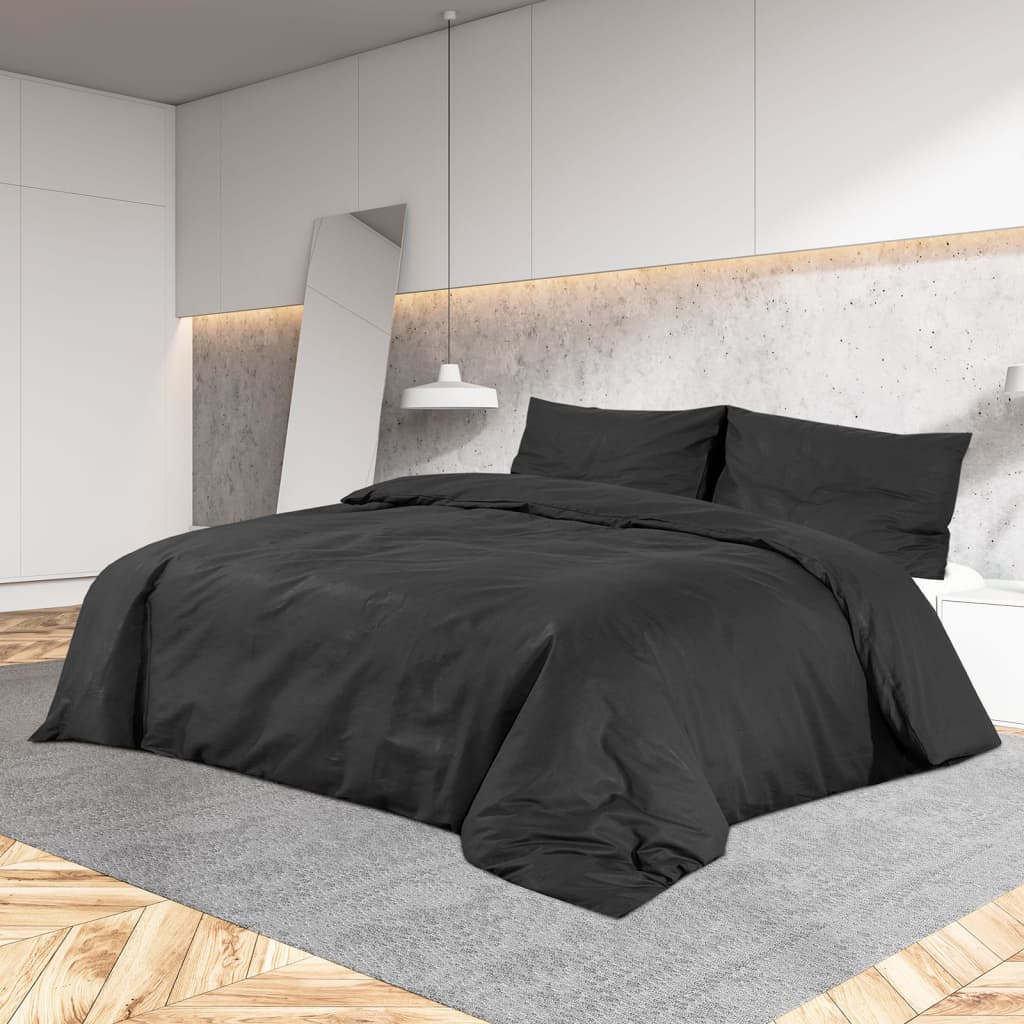 Duvet Cover Set Bordeaux 140X200 Cm Light-Weight Microfiber