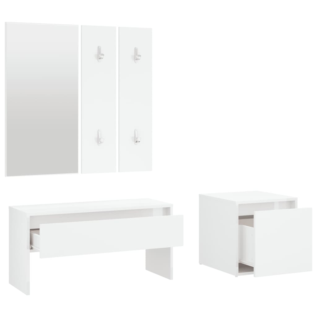 Hallway Furniture Set Engineered Wood