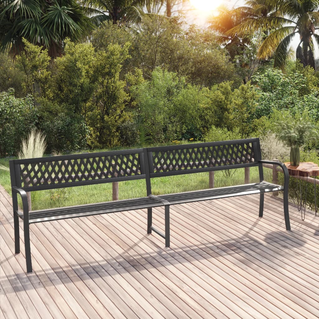 Garden Bench | | Powder-Coated Steel, Plastic | Standard | Durable