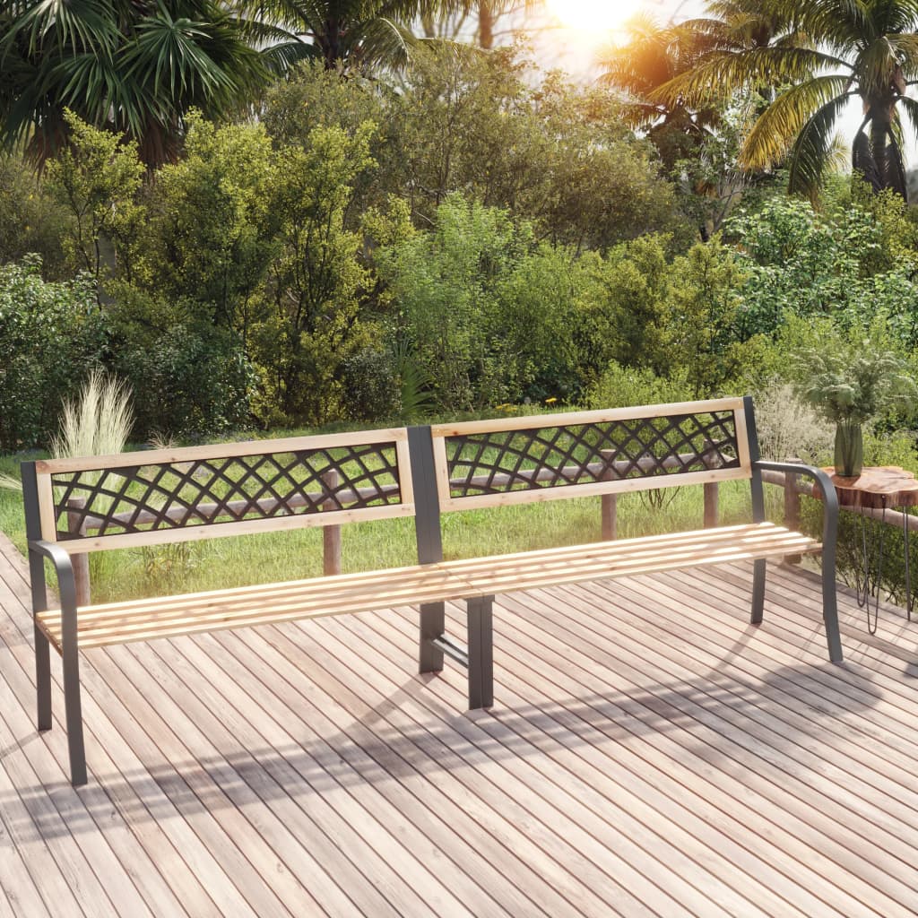 Garden Bench 120 Cm Wood