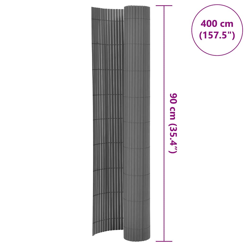 Double-Sided Garden Fence