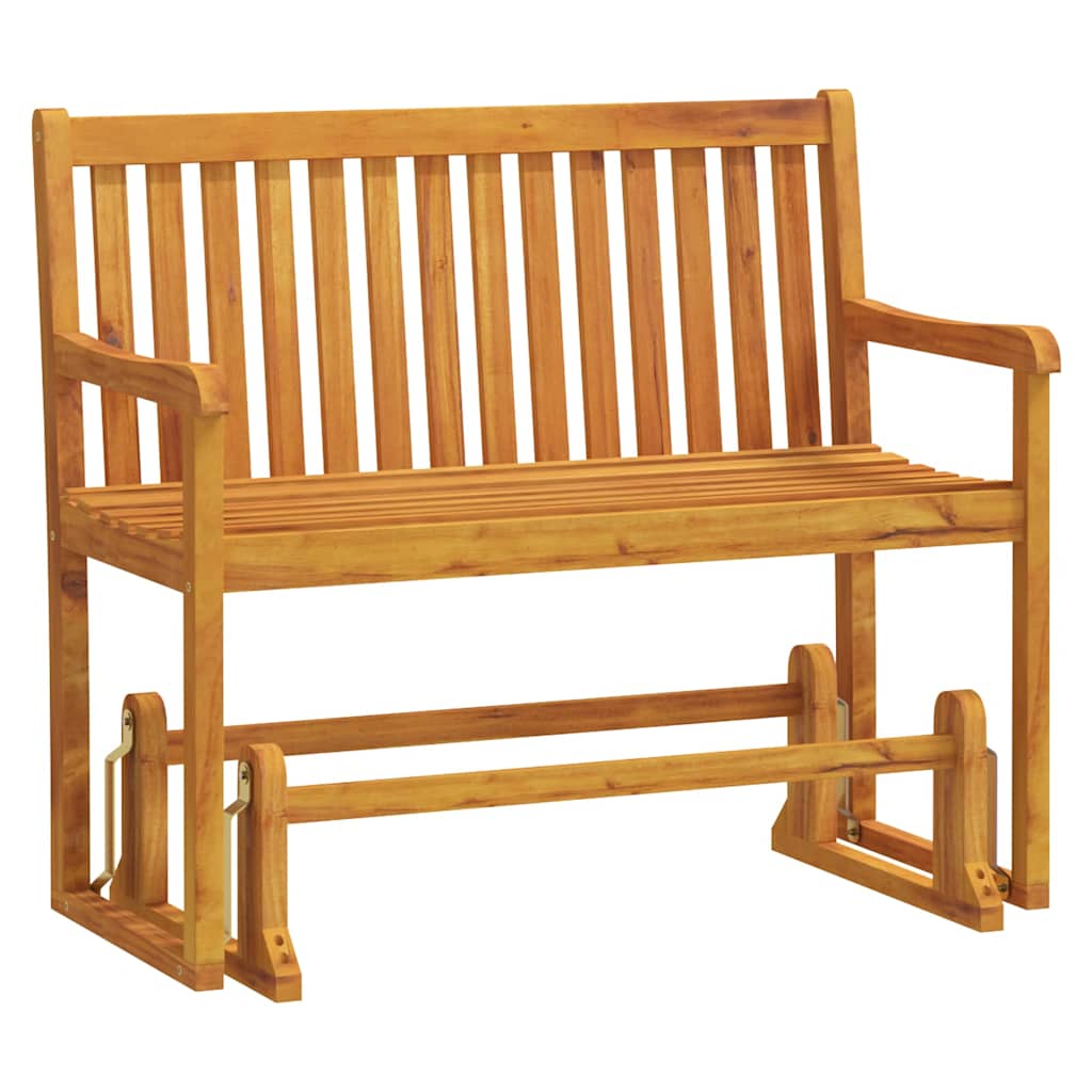 Outdoor Bench 110cm Acacia Garden Swing Hanging Patio Seat Wooden Furniture X-cr
