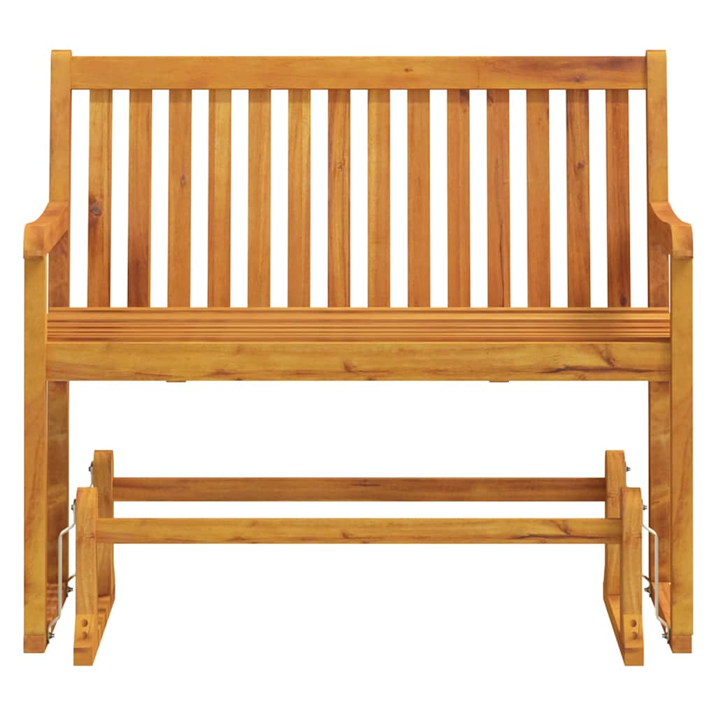 Outdoor Bench 110cm Acacia Garden Swing Hanging Patio Seat Wooden Furniture X-cr