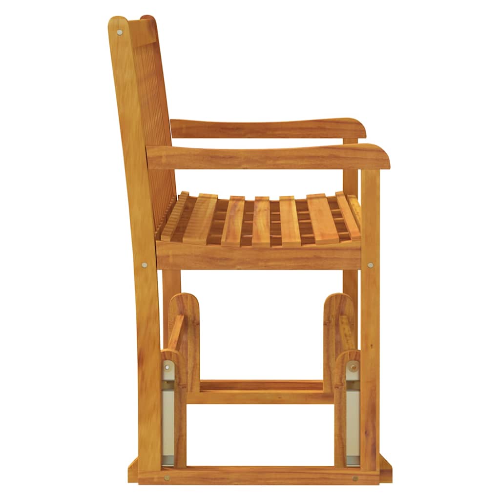 Outdoor Bench 110cm Acacia Garden Swing Hanging Patio Seat Wooden Furniture X-cr