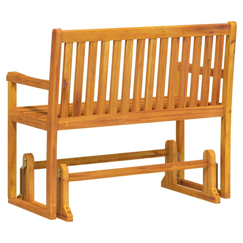 Outdoor Bench 110cm Acacia Garden Swing Hanging Patio Seat Wooden Furniture X-cr