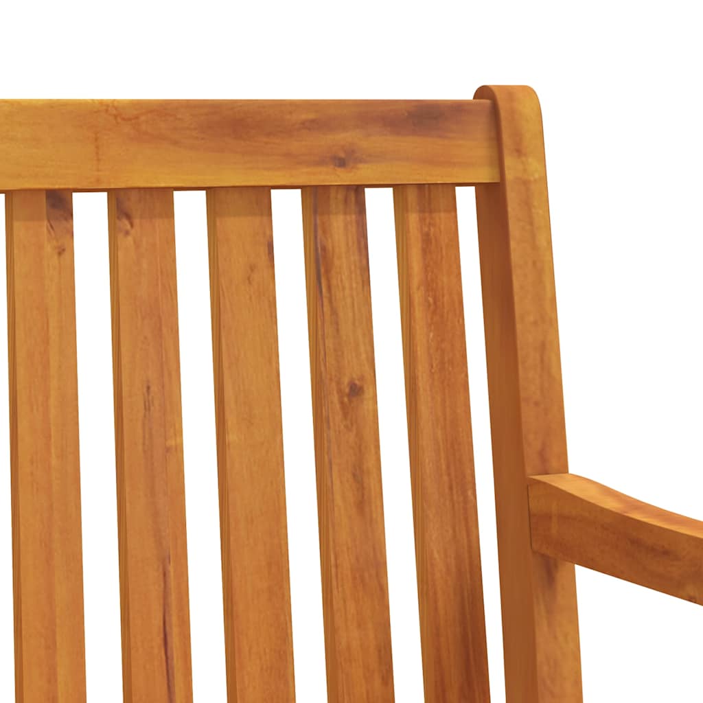Outdoor Bench 110cm Acacia Garden Swing Hanging Patio Seat Wooden Furniture X-cr