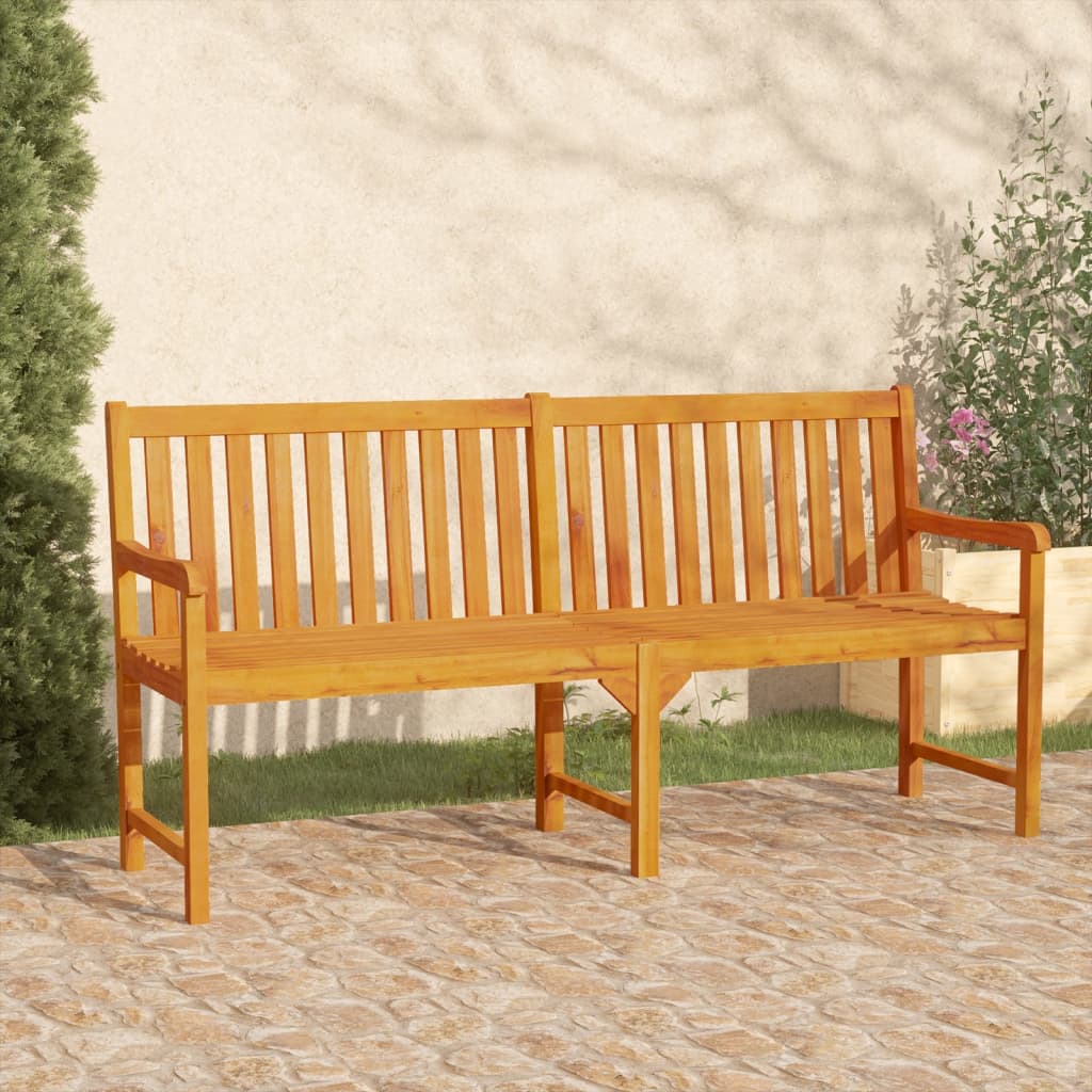 Garden Bench 219 Cm Solid Acacia Wood