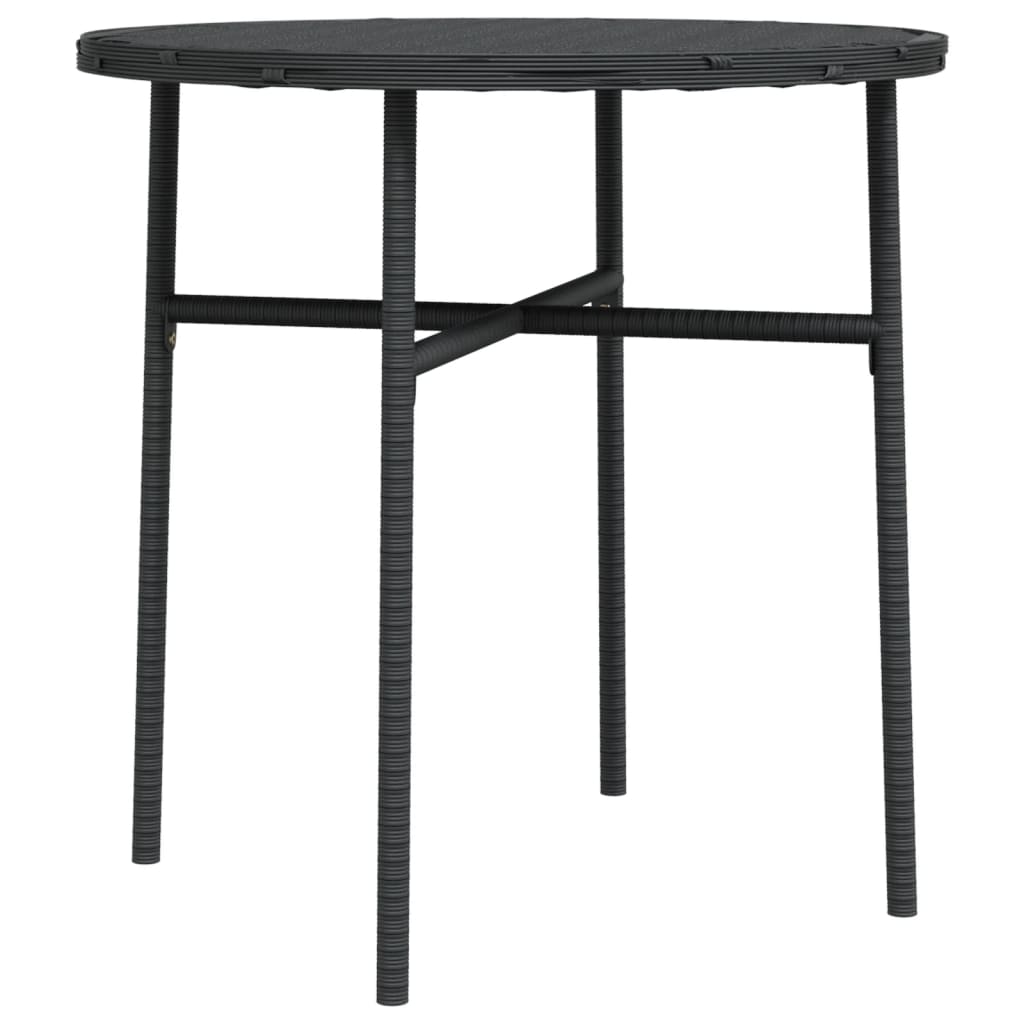 Tea Table 45 Cm Poly Rattan
