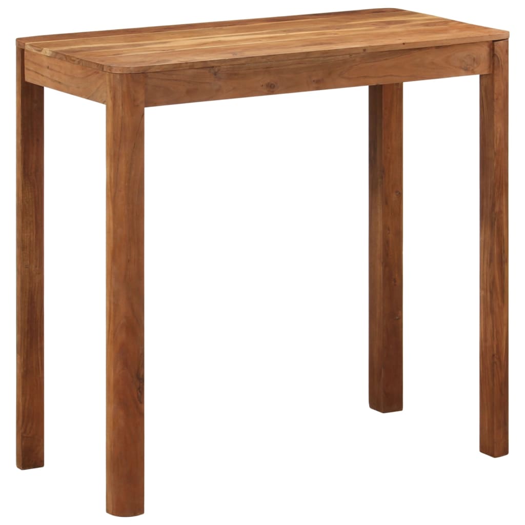 Bar Table Solid Wood Acacia With Honey Finish