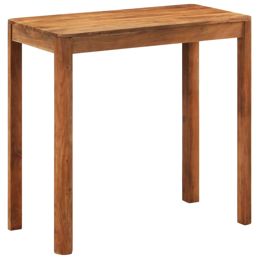 Bar Table Solid Wood Acacia With Honey Finish