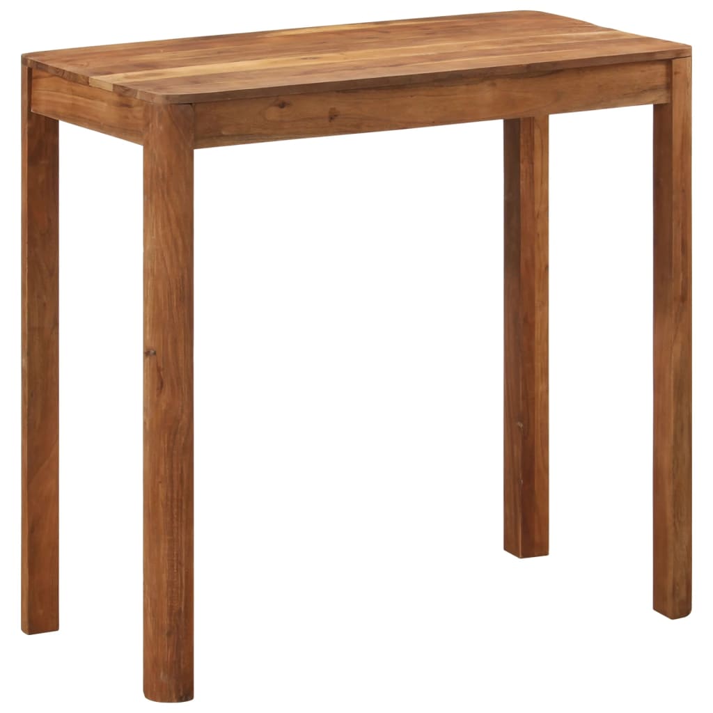 Bar Table Solid Wood Acacia With Honey Finish
