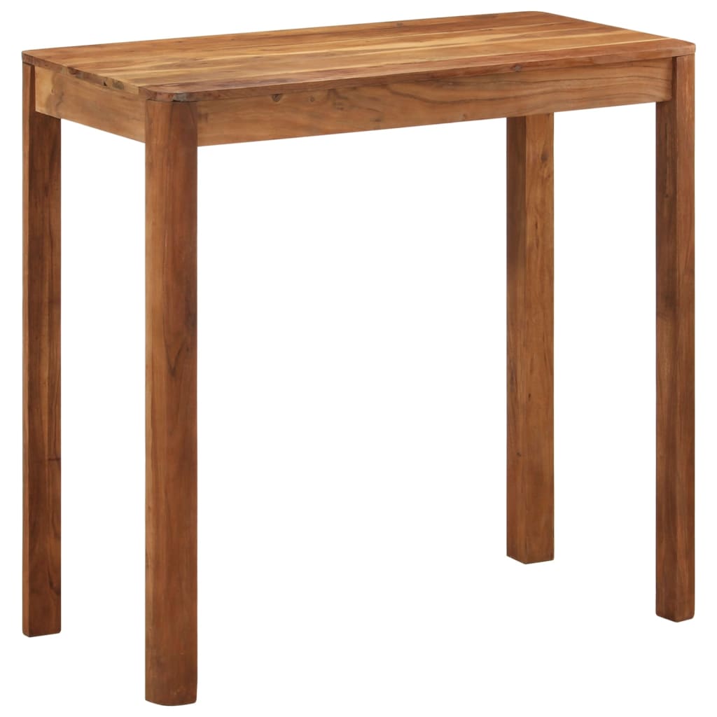Bar Table Solid Wood Acacia With Honey Finish